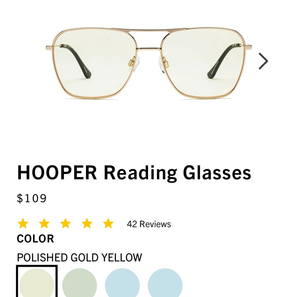 Caddies HOOPER Reading Glasses 1.5